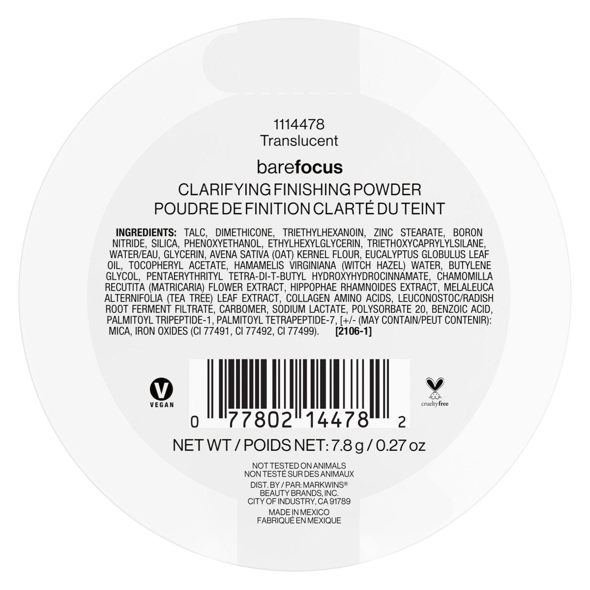 Bare Focus Clarifying Finishing Powder | Translucent