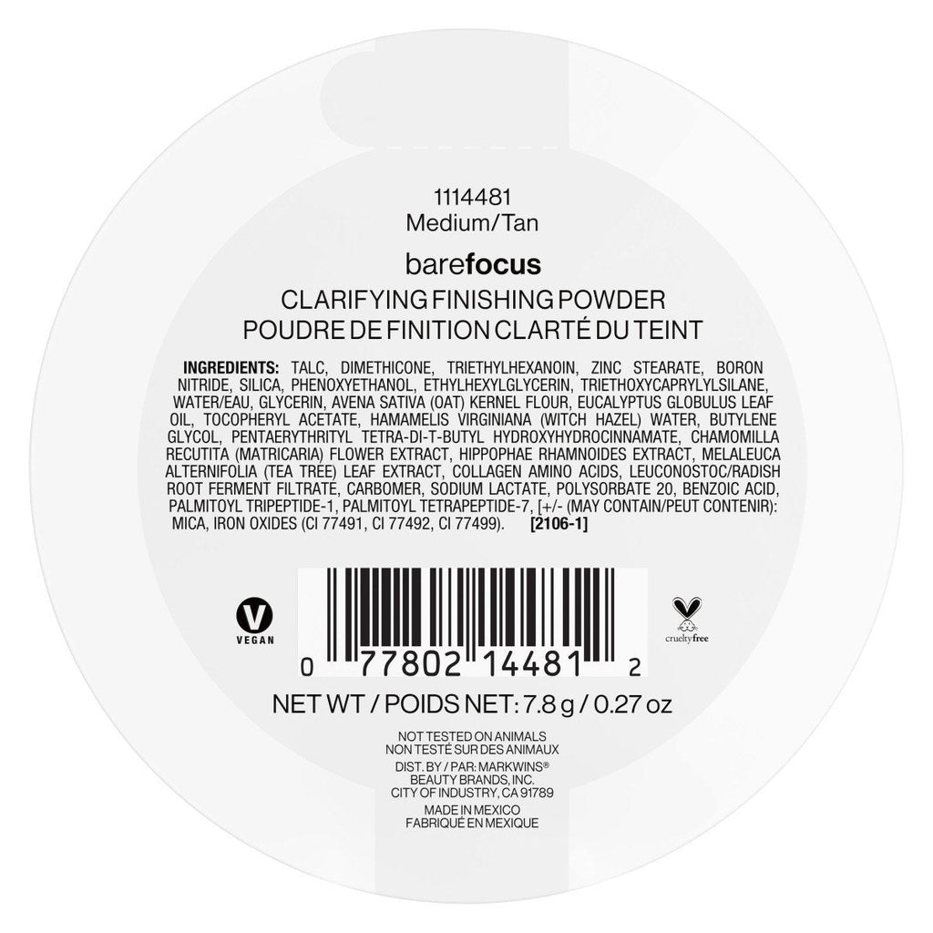 Bare Focus Clarifying Finishing Powder | Medium-Tan