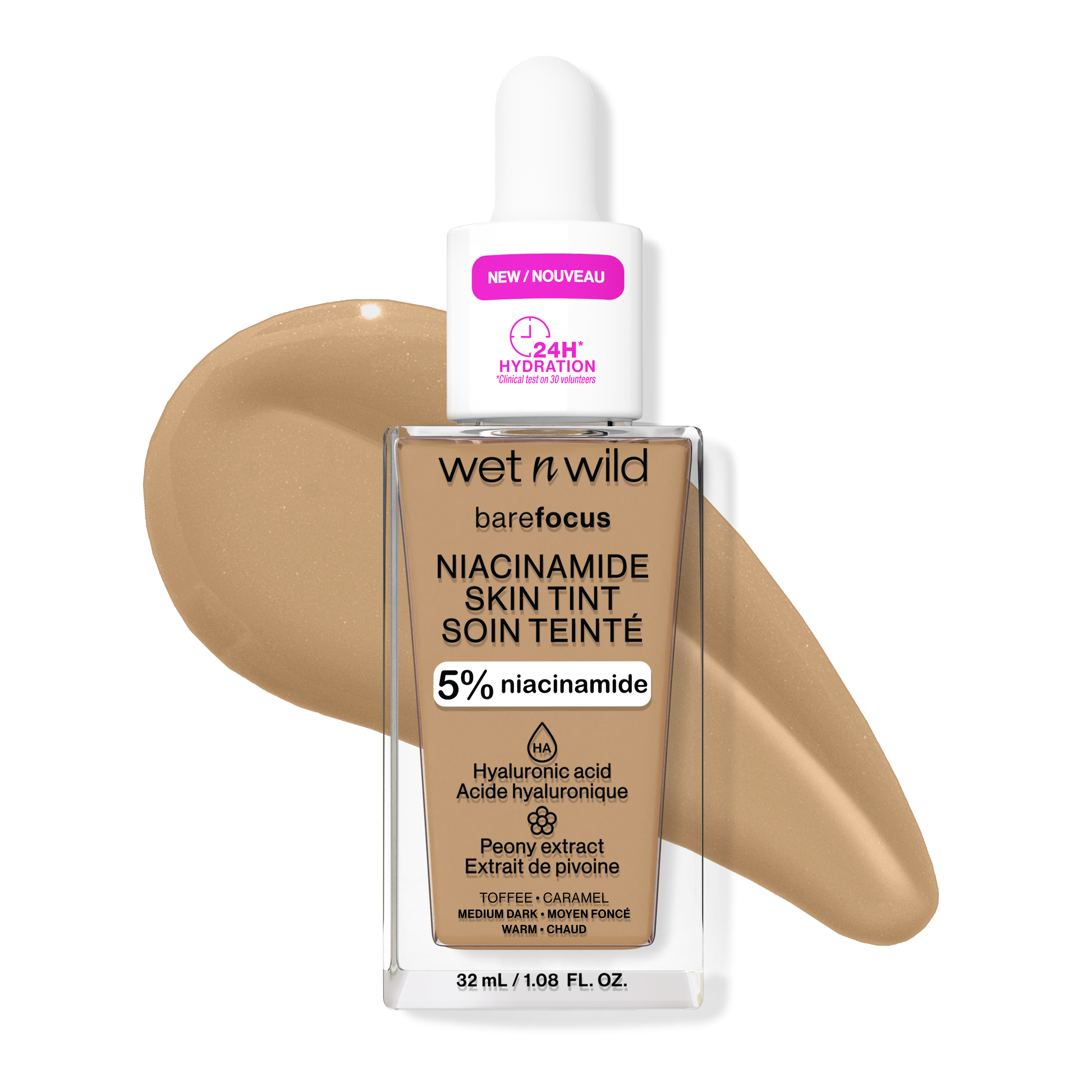 Bare Focus Niacinamide Skin Tint | Toffee
