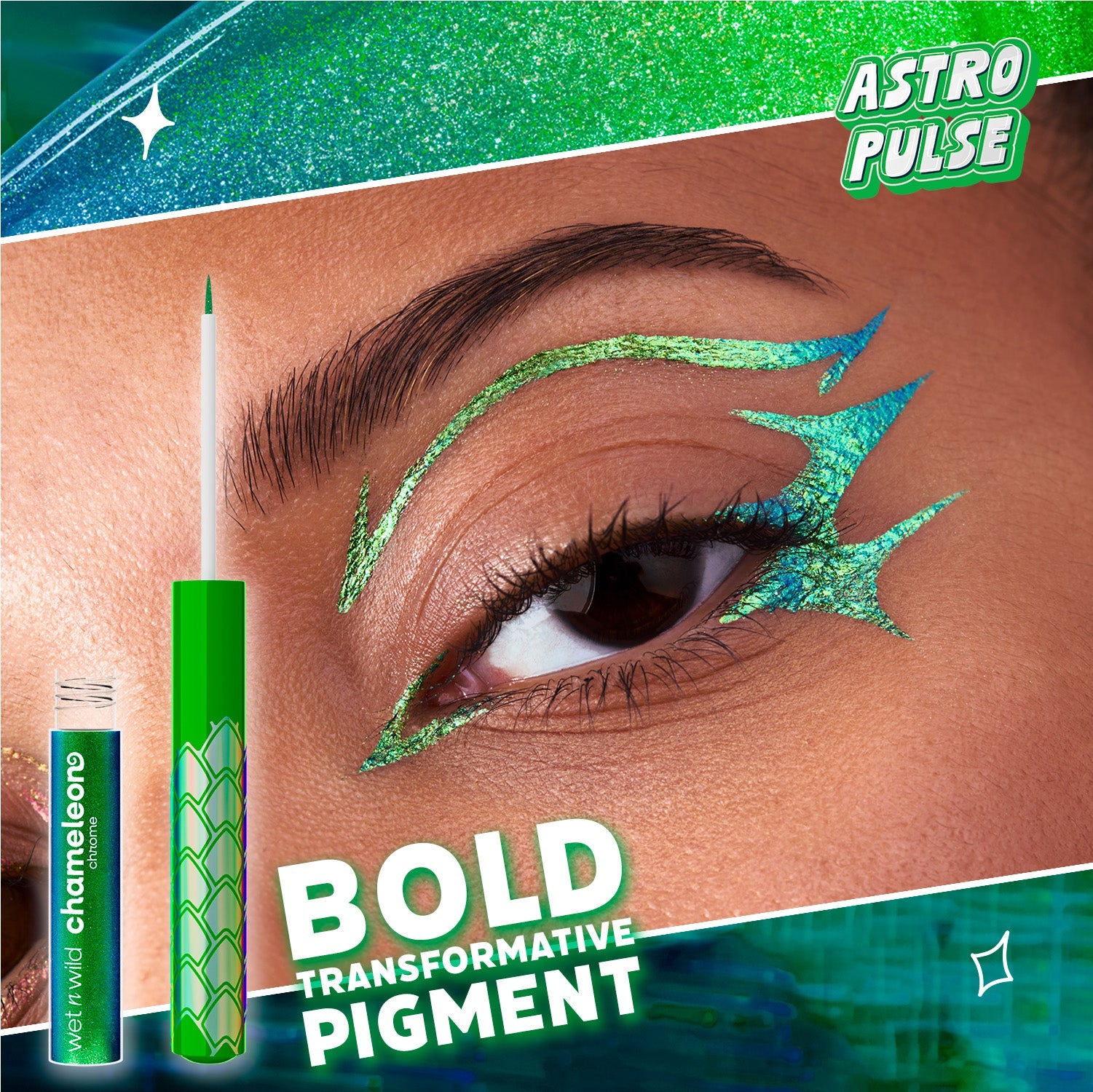 Chameleon Chrome Liquid Eyeliner | Astro Pulse