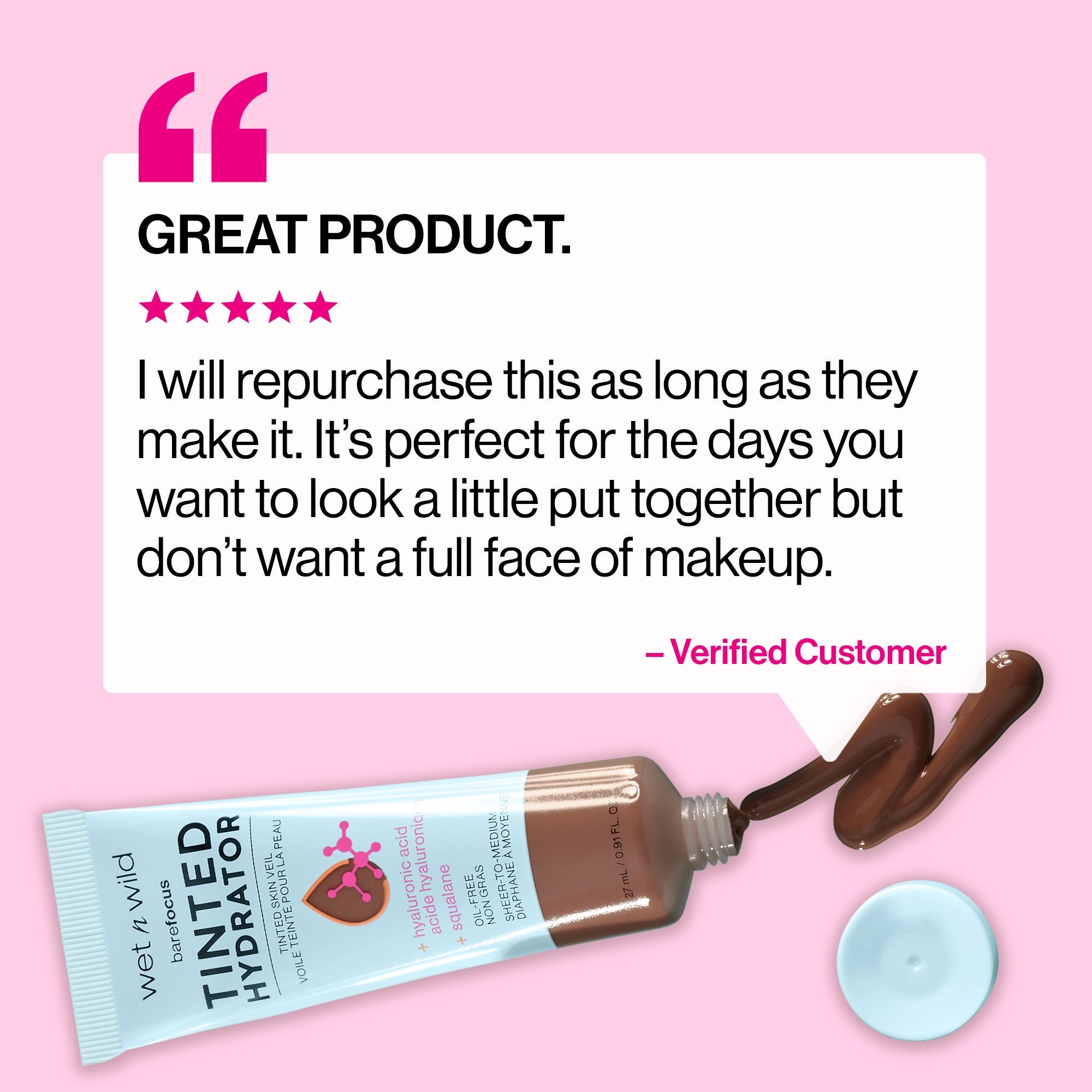 Bare Focus Tinted Hydrator Tinted Skin Veil | Medium Deep