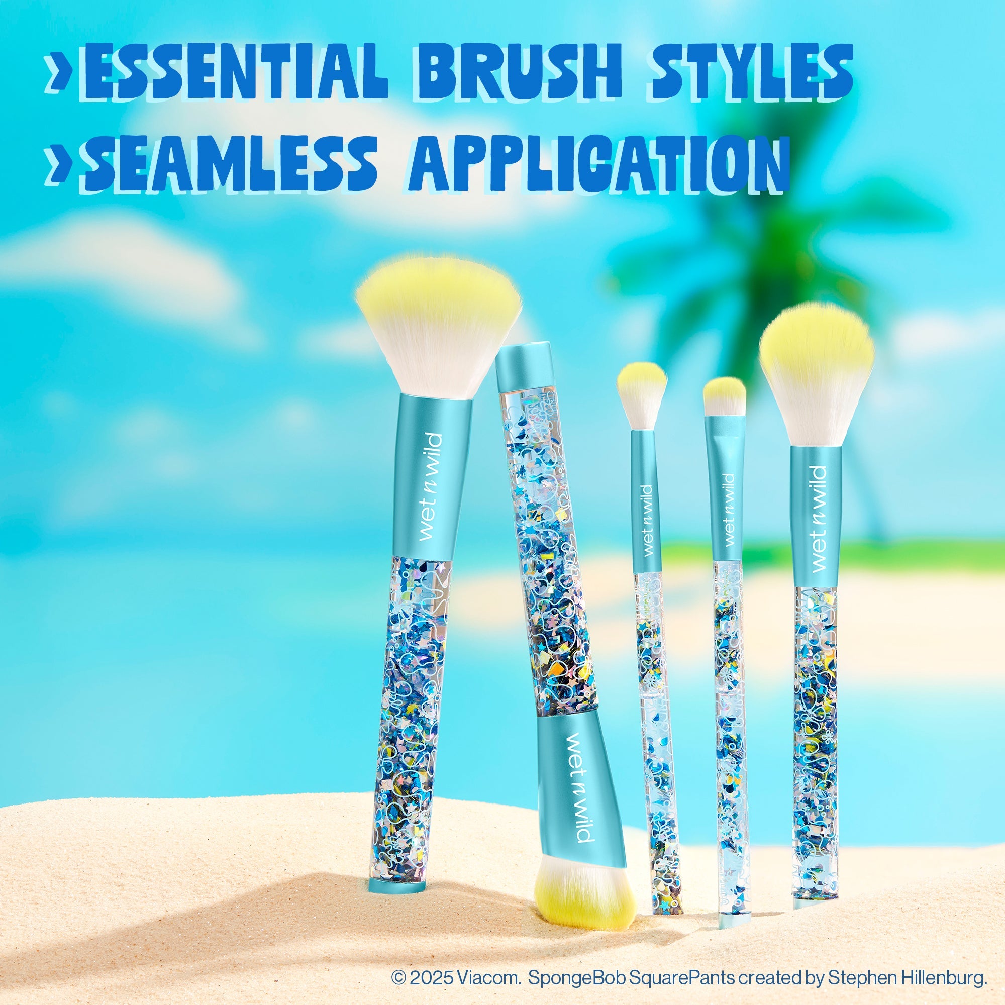 The Water's Fine! 5-Piece Makeup Brush Set