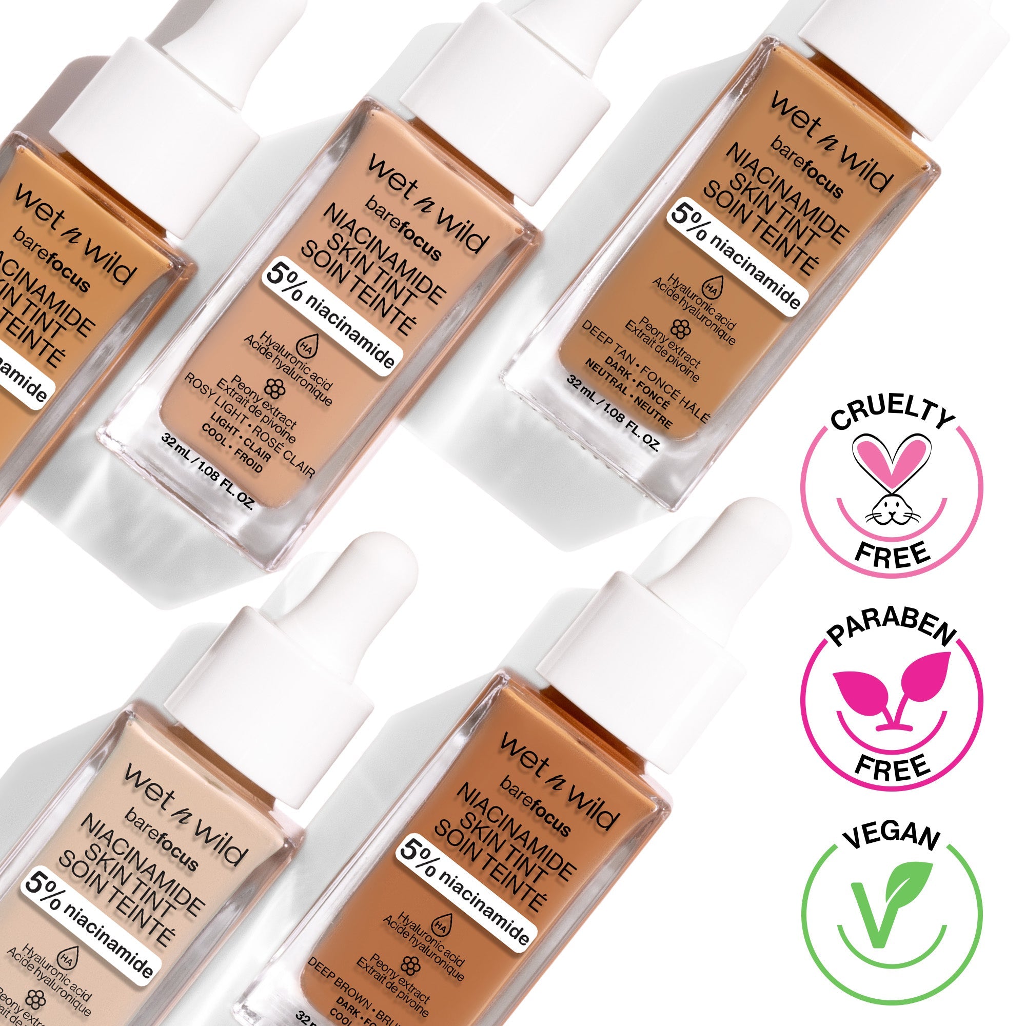 Bare Focus Niacinamide Skin Tint | Light Medium Sand